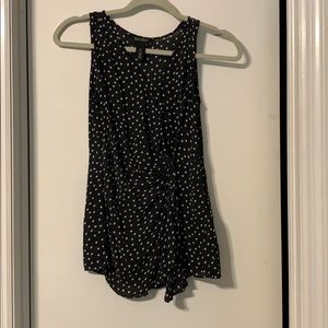 Black & White polka dot tank.
